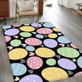 thumbnail image 3 of Easter Eggs Area Rug 4x6 Washable Rug Non Slip Cute Colorful Farmhouse Love Black Large Area Rug Indoor Floor Carpet for Entryway Bedroom Kitchen Living Room Home Office Dining Room Nursery, 3 of 8