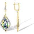 thumbnail image 2 of CFIOZYOS 925 Sterling Silver Cubic Zirconia Flower & Dragonfly Enamel Earrings for Women, 2 of 11