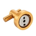 thumbnail image 3 of 2-Piece Wall-Mounted Bathroom Robe Hook with hidden mounting base in Gold, 3 of 7