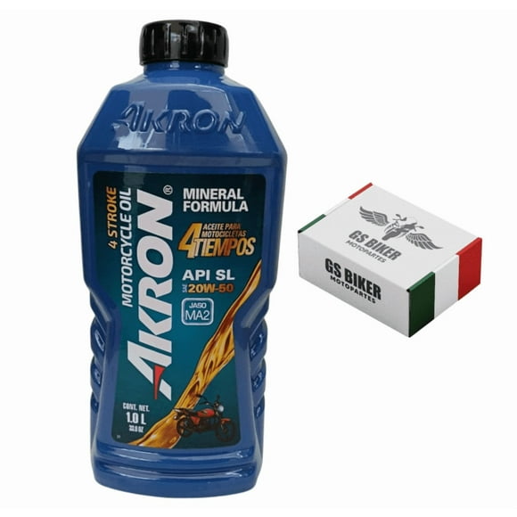 Aceite Akron 20w 50 Mineral 1LT