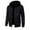 #Black, variant on DPTALR Men's Solid Color Long Sleeve Hooded Zipper Cardigan Knitted Top Jacket,Black,L
