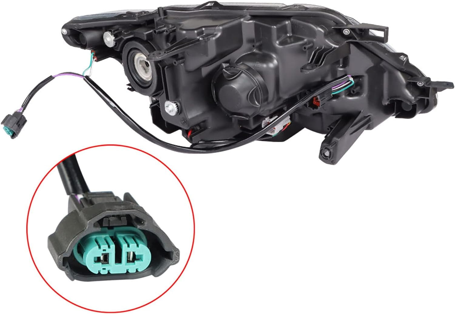 LABLT Headlights w/LED DRL Replacement for 2014 2015 2016 Nissan Rogue Halogen Headlamp Assembly Left and Right Side