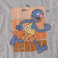 thumbnail image 2 of Sesame Street T-Shirt Run Run Grover Unisex Graphic Tee for Men & Women, 2 of 7