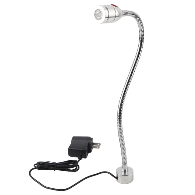 Sailing Lámpara de escritorio LED con cuello de cisne flexible - Perfecta para máquinas herramienta y bancos de trabajo - Enchufe estadounidense de 110 V-220 V