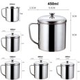 thumbnail image 4 of chengsi Stainless Steel Mug Cup Portable Travel Coffee Tea Cups 200-1100ml With Lid, 4 of 10