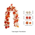 thumbnail image 3 of Deals Up to 50% off Halloween Decorations for Home Halloween Decorations Simulated Maple Leaves Halloween Simulation Green Plants Bar Home Garden Decorations, 3 of 6
