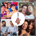thumbnail image 6 of Jeffery Charms for Women Bracelet Necklace 925 Silver Christmas gingerbread man, cane candy, Snowman flower wreath Pendants,Christmas, 6 of 8