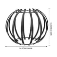thumbnail image 4 of 1Set Black Metal Lampshade For Home Use 16.50X16.50X13.50CM, 4 of 8