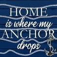 thumbnail image 2 of Allen, Kimberly 15x15 Gold Ornate Wood Framed with Double Matting Museum Art Print Titled - Home Anchor, 2 of 4