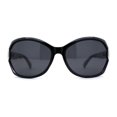 thumbnail image 3 of Womens Anti-Glare Polarized Oval Round Butterfly Buckle Hinge Sunglasses Black Purple Black, 3 of 4