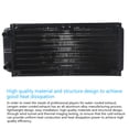 thumbnail image 4 of DIY Liquid Cooling System High-Density Fins 10 Row Aluminum Tubes Radiator 80mm, 4 of 12