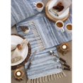thumbnail image 4 of Saro Lifestyle 919.DN1623BP 16 x 23 in. Denim Chindi Poly Filled Throw Pillow, Denim, 4 of 4