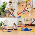 thumbnail image 3 of Platports Kids Outdoor Backyard Playground Seesaw: Swivels and Rotates 360 Degrees Teeter Totter at Home for Youth Junior Age 3 4 5 6 7 8, 3 of 7