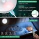 thumbnail image 3 of LED Night Light Closet Lamp, USB Rechargeable 6 Pack Wireless Night Lights with Touch Control and Remote Control Dimmable Brightness Powered Cabinet L, 3 of 5