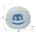thumbnail image 5 of Bumble 16 Inch Furry Pillow Featuring the Face of the Abominable Snowman, White by Ruz, 5 of 5