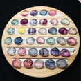 thumbnail image 4 of MATROOY 5pc Natural Fluorite Hand Carved Mini Shell Quartz Crystal Reiki Healing, 4 of 6