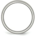 thumbnail image 3 of Chisel Titanium Brushed 6.2mm Half Round Band - Ring Size 10.5, 3 of 8