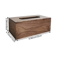 thumbnail image 6 of Wooden Tissue Box Cover, Napkin Dispenser, Suitable for Home Decoration, Bedroom, Dining Table, Office, 6 of 7