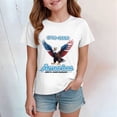 thumbnail image 2 of CAICJ98 250 Anniversary Shirts Boys Girls American Flag Shirt Toddler USA Flag Shirts Kids 4th of July T-Shirt Patriotic Tee Tops Outfits (White,11-12 Years), 2 of 4