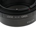 thumbnail image 2 of - FX, De Adaptador De Montaje De Cuerpo De Cámara DSLR Especialmente Diseñado Para Lente para A Fuji X Pro1 E1 M1 A1, Estable Y Duradero Sunnimix Anillo adaptador del cuerpo de la cámara, 2 of 7