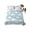 Blue, variant on Christmas Red Flat Sheet Only Twin Size, Soft Breathable Bed Top Sheets for Mattress, Winter Snowmen Snowflake Xmas Tree Luxury Bedding Flat Sheets for Home Hotel Bedroom Bed Protection