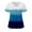 Navy, variant on Gradient Scrubs for Women V Neck Printed Scrub Tops Soft Short Sleeve Nurse Uniform Shirts with Pockets