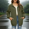 thumbnail image 2 of Gpaecead Manteaux de Randonnée Femmes Unis Portables Imperméables Imperméables Imperméable Manteau de Pluie Manteau de Pluie Compact avec Capuchon Coupe-Vent d'Extérieur, 2 of 8