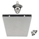 thumbnail image 1 of Abridor de botellas de montaje en pared con contenedor de acero para recoger tapas. Tiene capacidad para hasta 75 tapas. Incluye 4 soportes. 9192339872661, 1 of 5