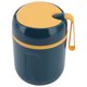 thumbnail image 4 of Recipiente térmico para alimentos Nikou de acero inoxidable 304 480 ml color azul, 4 of 15