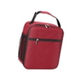 thumbnail image 4 of Lonchera portátil con asa y bolsillo para botella, bolsa de comida impermeable y térmica para Rojo, 4 of 9