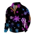 thumbnail image 1 of TJAZFJPA Sweat-Shirt Col Rond pour Hommes Design de Noël Manches Longues avec Impression 3D Grande Taille Sweat-Shirt Style Trois Col Rond, 1 of 3