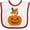 White and Red, variant on Inktastic Halloween Chihuahua Pumpkin Boys or Girls Baby Bib