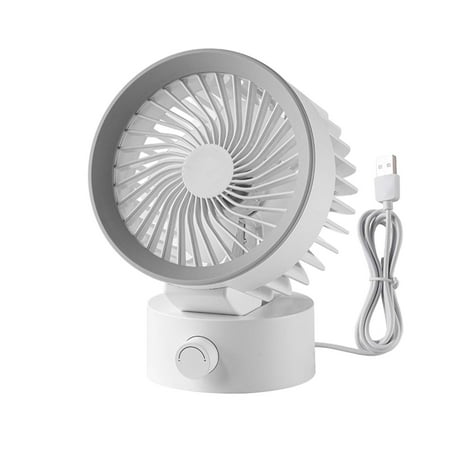 

USB Desktop Fan- Small But Powerful-adjustable Mini Fan Table Fan- Better Cool Effect- Home Office- Car- Indoor and Outdoor