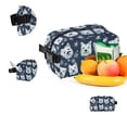 thumbnail image 5 of ALAZA Cute Dog Snowflakes School Backpack Lunch Box Set Student Bookbag, 5 of 7