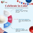thumbnail image 4 of NY SPICE SHOP Red, Blue & White Gumballs - 3 Pound - Red, White, and Blue Candy - 4th of July Candy - Patriotic Candy - Memorial Day Candy, 4 of 6