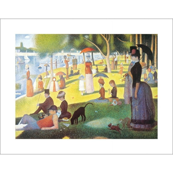 La Grande Jatte by Seurat Poster - 28" x 22"