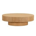 thumbnail image 5 of Small Oval 43.7-inch - Reliable MDF Support - Residential Living - Decorative Display Coffee Table, 5 of 6