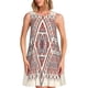 thumbnail image 1 of Fotbe Fashion Tatreez2 Vestido de Verano sin Mangas para Mujer – Vestido Midi Línea A, Estilo Camiseta Floral, Vestido Playero Casual y Fluido, 1 of 7