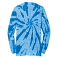 thumbnail image 6 of Yellow Rooster Men's Long Sleeve Tie-Dye T-Shirt Royal 3XL, 6 of 6