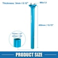 thumbnail image 4 of Unique Bargains Bicycle Seatpost Adjustable 30.9x400mm Seat Post for Mountain MTB Road Bike BMX Aluminum Alloy Blue, 4 of 6