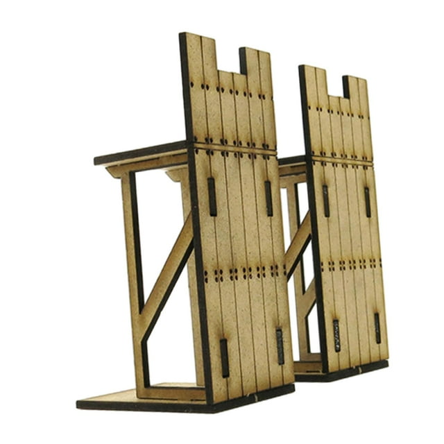 Kits de Modèle de Construction Architecture Échelle 1:72 DIY Démontage Interactif Forteresse Petit angle Droit