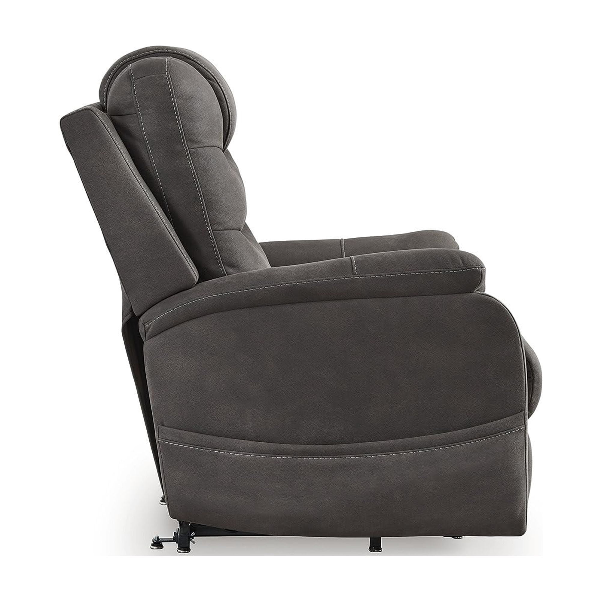 Signature Design by Ashley Snowfield Gray Power Lift Recliner