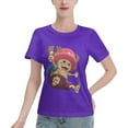 thumbnail image 1 of T-Shirt Basique à Manches Courtes pour Femmes une Pièce Chopper, 1 of 6