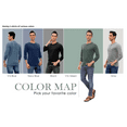 thumbnail image 5 of Iceglad Mens Fashion Casual Front Placket Basic Long Sleeve Henley T-Shirts, 5 of 10