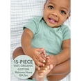 thumbnail image 2 of Honest Baby Clothing Baby Boy or Girl Gender Neutral Organic Cotton Welcome Home Gift Set, 15 Piece (Newborn-6 Months), 2 of 6