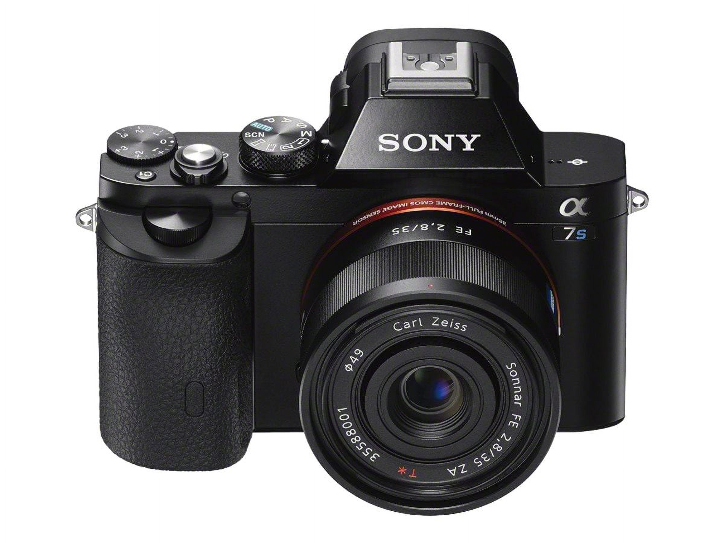 Sony a7s ILCE-7S - Digital camera - mirrorless - 12.2 MP - Full Frame - 1080p / 60 fps - body only - Wireless LAN, NFC - black - image 3 of 15