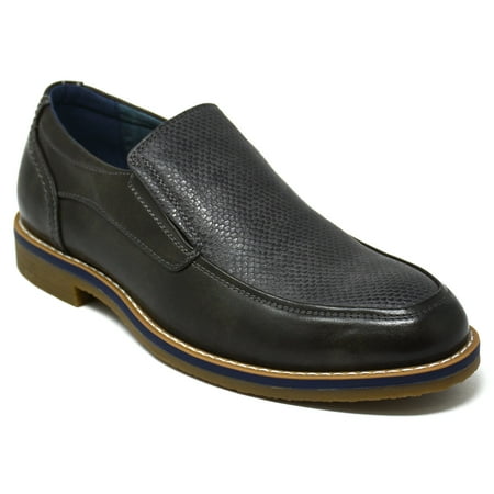 Alpine Swiss Carter Mens Slip On Loafers Snakeskin Dress Shoes Leather Lined