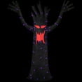 thumbnail image 2 of Northlight LED Lighted Terrifying Tree Outdoor Halloween Decoration - 55" - Purple Lights, 2 of 6