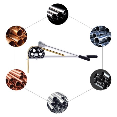 Pro 3/4" Tube Bender Manual Copper Ratchet Pipe Tube Bender Bending Tool 0180°