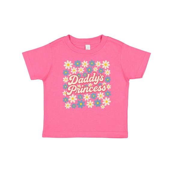 Inktastic Daddy's Princess Floral Design Boys or Girls Baby T-Shirt